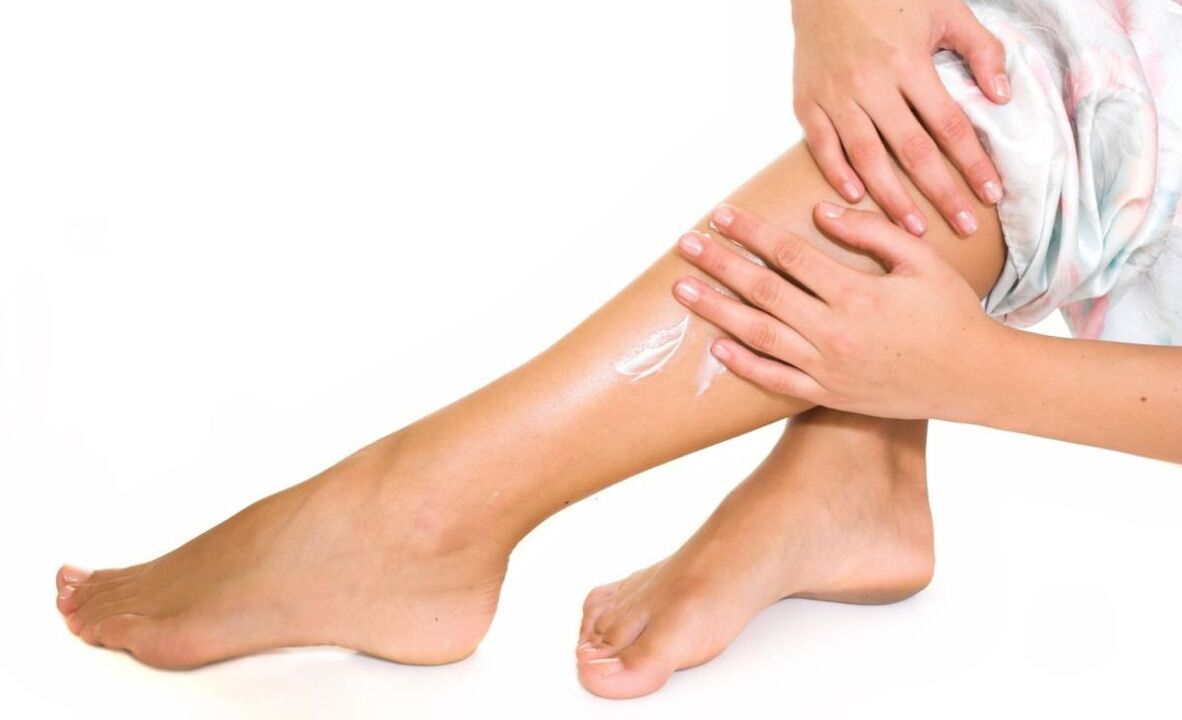 Instrucións para a crema para as varices de Veas Varicone
